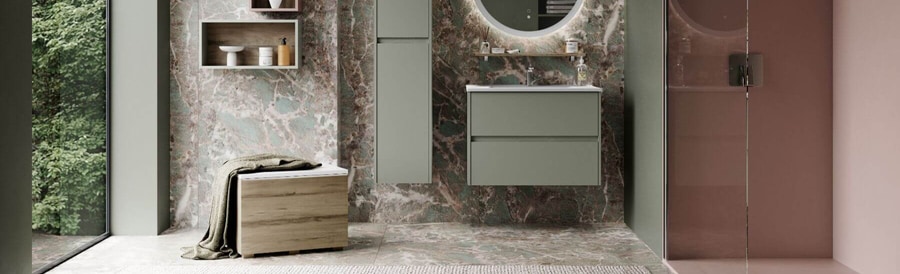 Ambiance Bain Boss vanity furniture in an Essex bathroom setting