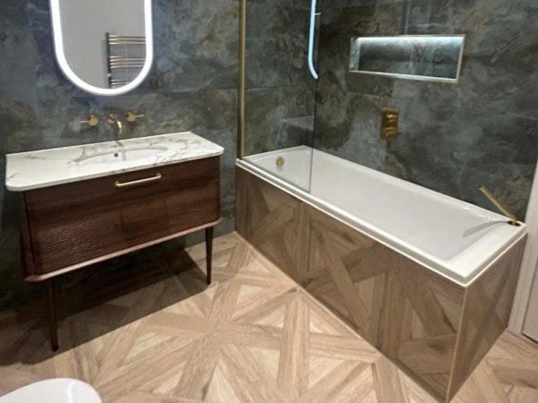 Appleton Brooks Loughton patterned tiles for Essex feature walls