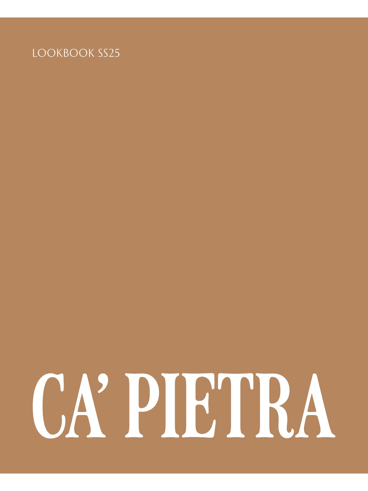 Ca' Pietra brochure cover