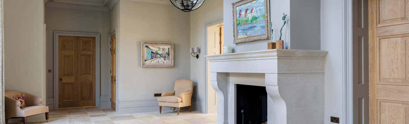 Ca Pietra Cote Bourgogne French limestone bathroom flooring with underfloor heating beneath - high-thermal-conductivity natural stone over a flexible adhesive bed runs UFH at design output without derating, the ideal floor-finish pairing