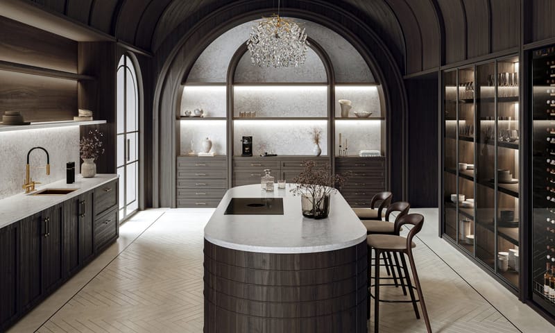 Cosentino kitchen surfaces in a modern Essex home