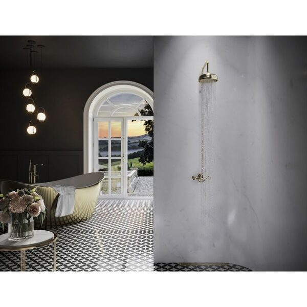 Elisa thermostatic valve component detail for stable shower temperature