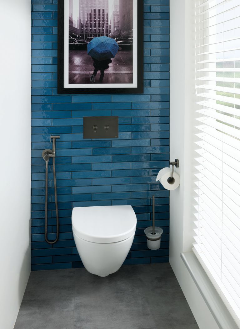 JTP black bathroom accessories - coordinating towel rails and fittings for luxury bathrooms in Essex