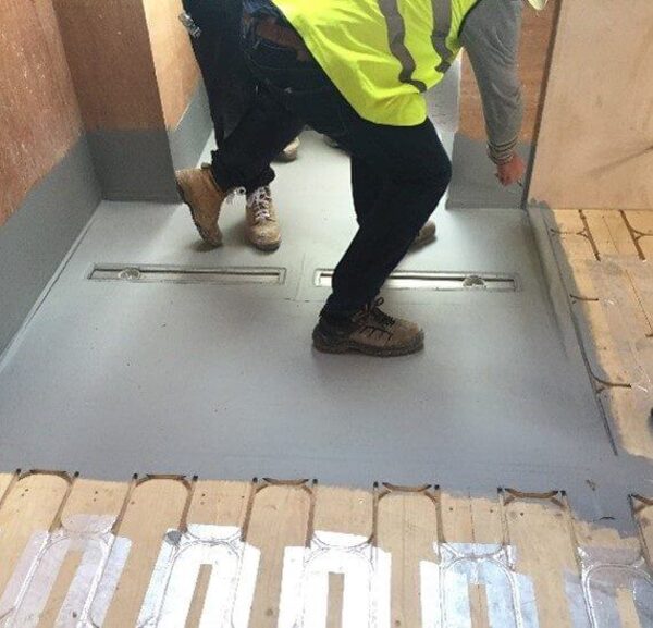 On The Level SuperSlim dual former installed for Essex wetroom