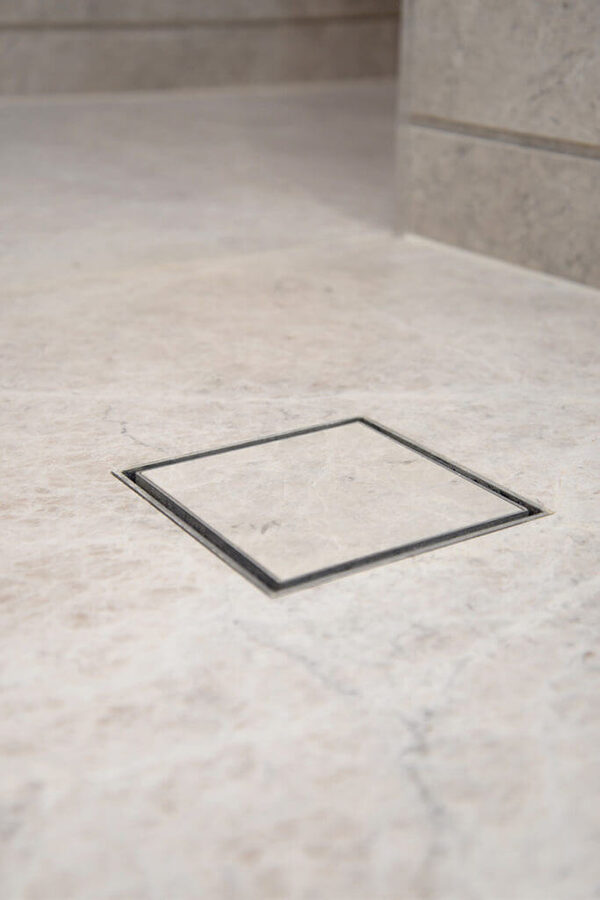 On The Level Kensington drain detail in Essex wetroom system