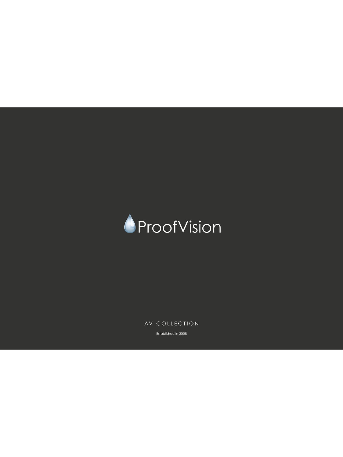 ProofVision brochure cover
