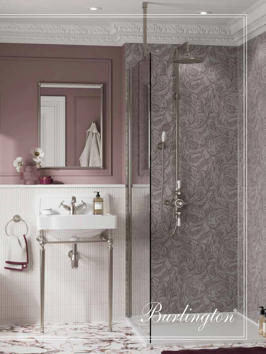 Burlington traditional bathroom brochure cover