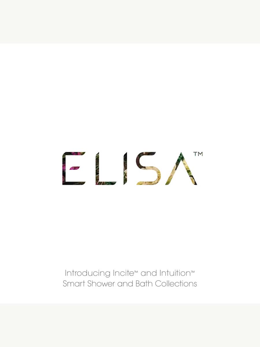Elisa Showering Brochure brochure cover