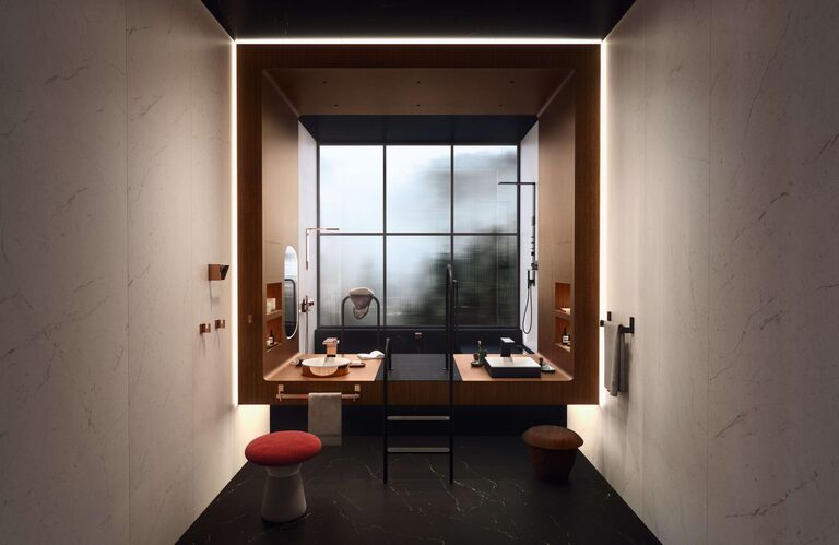AXOR MyEdition: materials, finishes and PowderRain