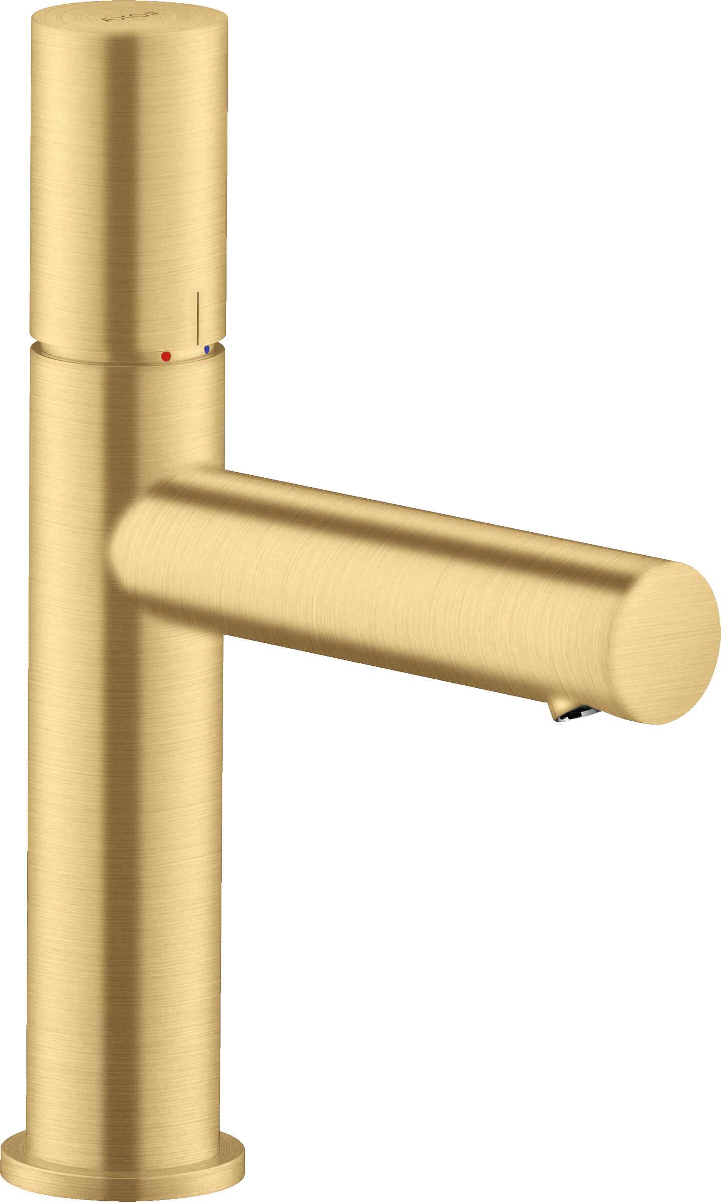 AXOR Uno 110 Zero basin mixer in Brushed Gold Optic