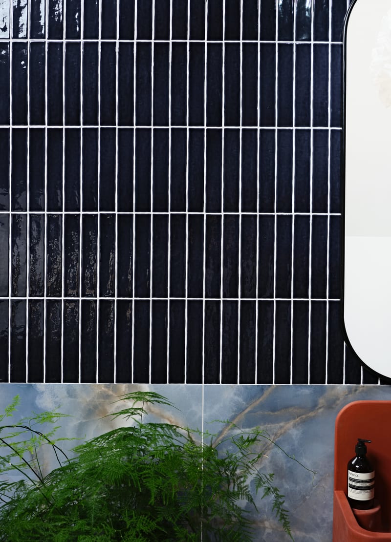 Avebury Ceramic Ink tile in vertical stack layout showing Kit Kat-style format