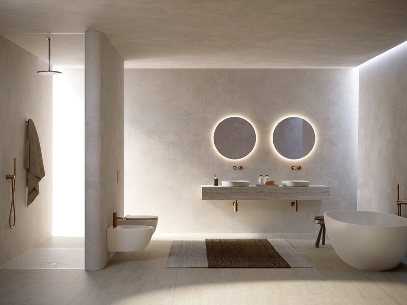 Luxury bathroom design featuring Catalano Lino collection Essex - Bowman Bathrooms