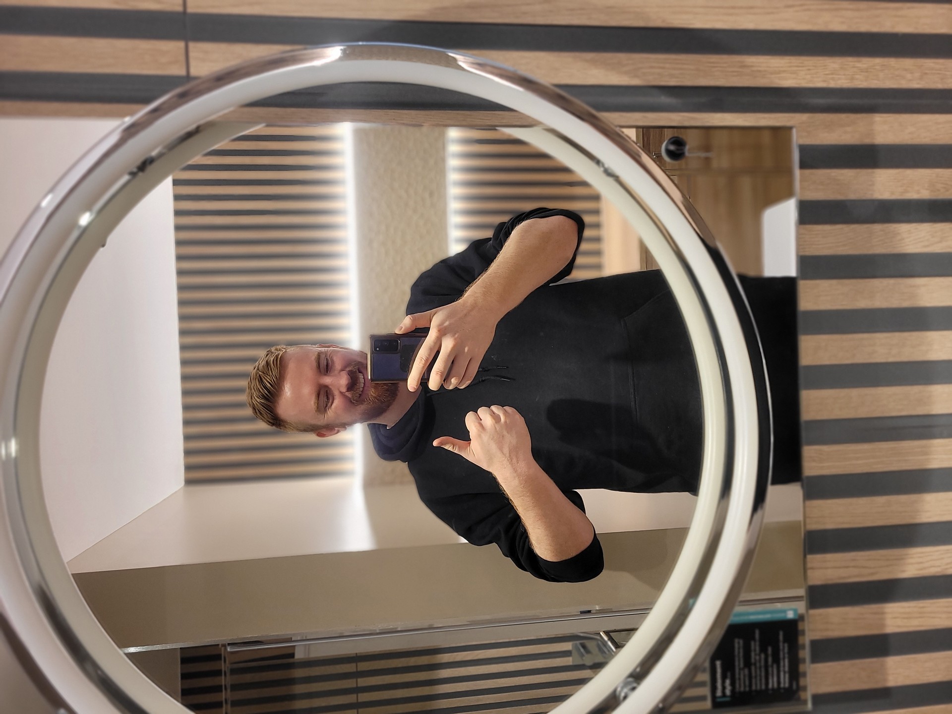 HIB Solas mirror with chrome fittings - Benfleet SS7 master ensuite by Bowmans