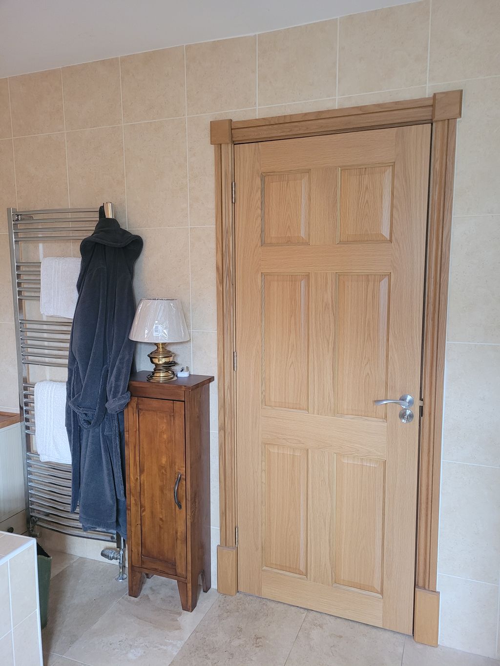 Pre-renovation bathroom wall and fittings in Bradwell CM77