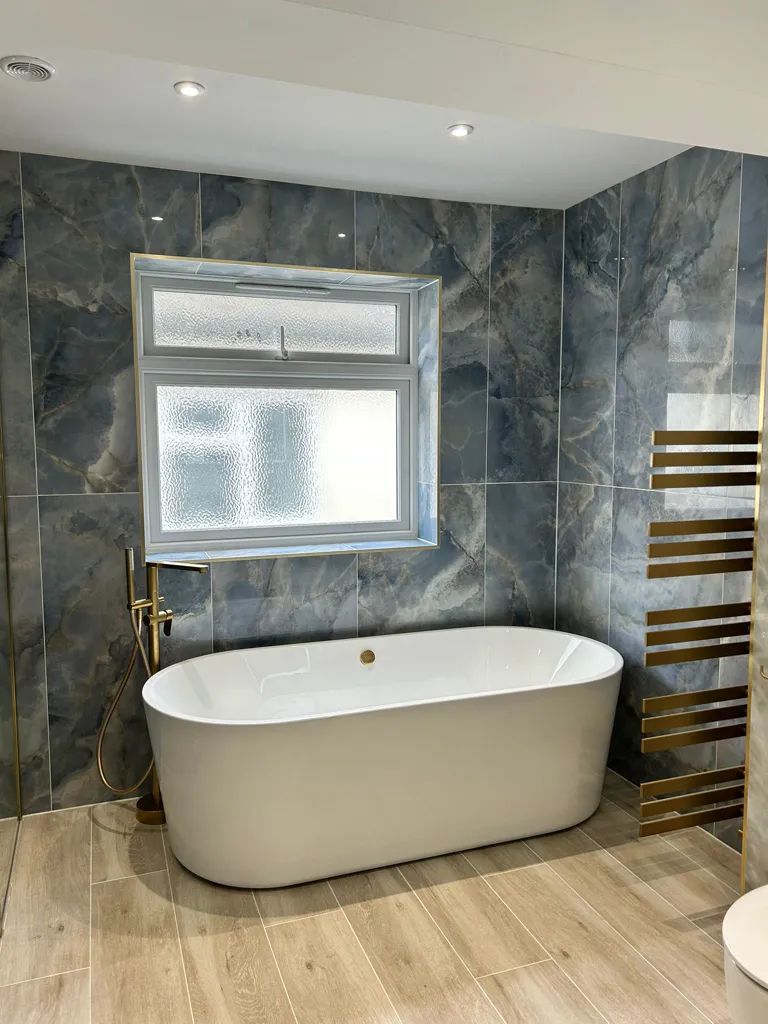 Luxury bathroom with Elisa smart showering Brentwood CM13