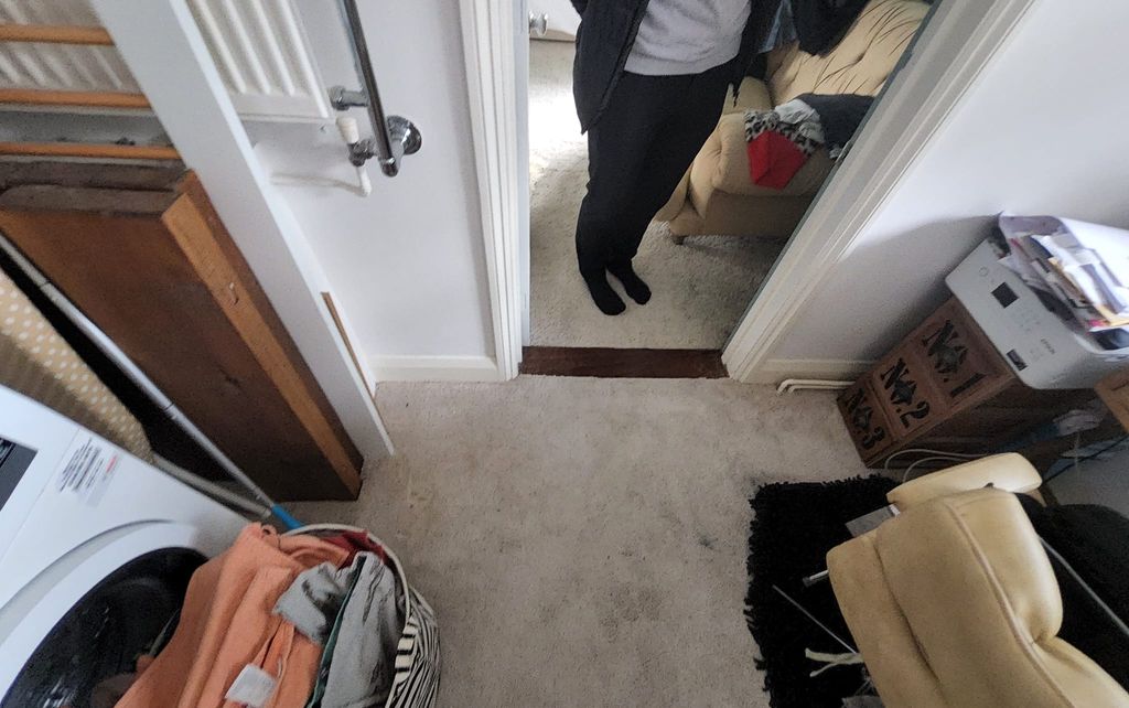 Original master ensuite before renovation Chelmsford CM3