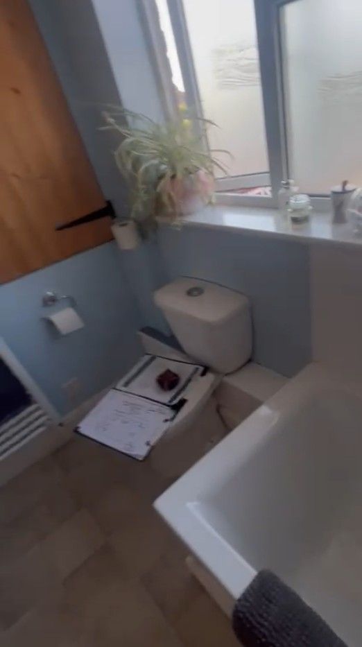 Existing WC area before installation Coggeshall CO6