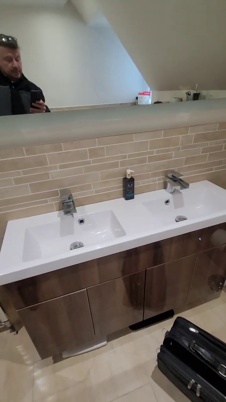 Old bathroom furniture Colchester before renovation