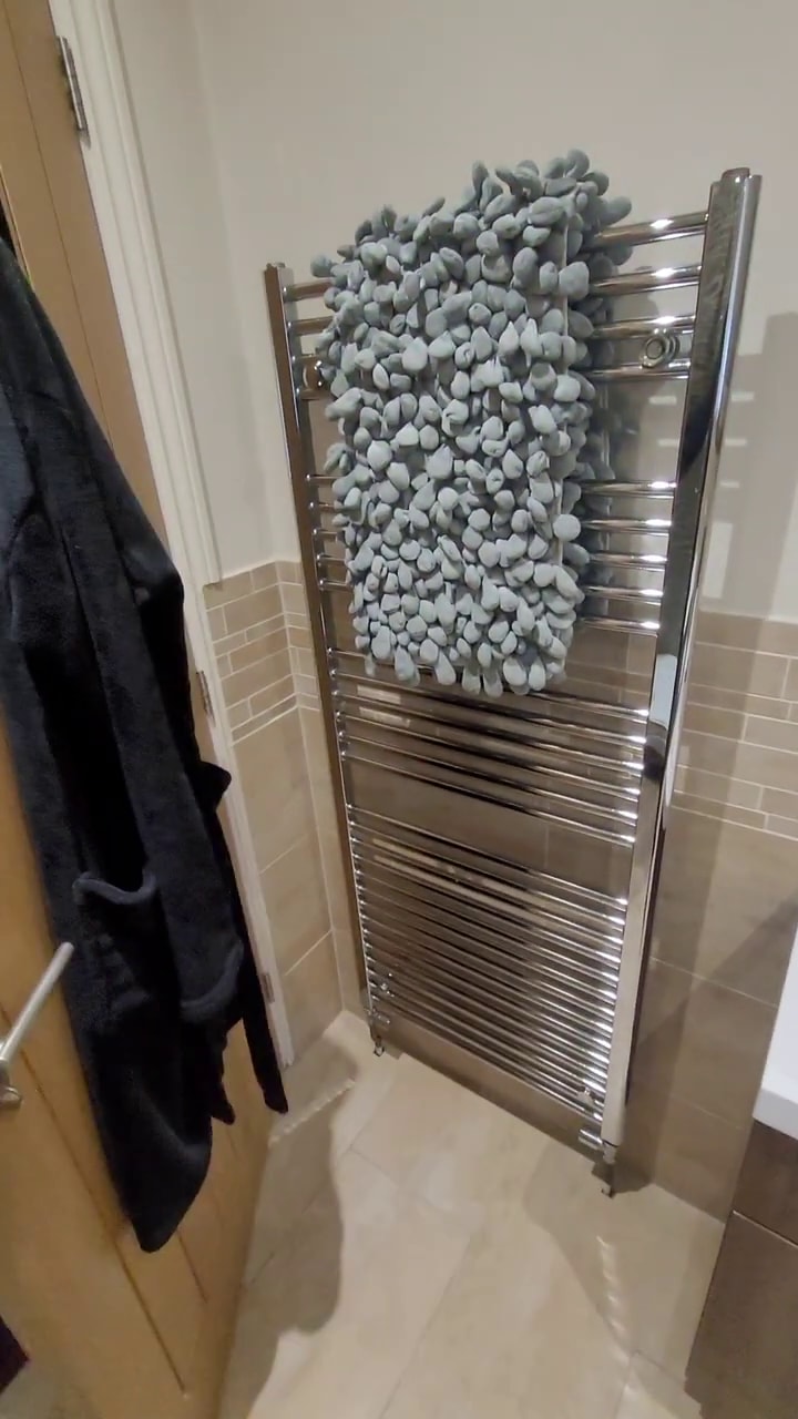 Old towel radiator Colchester bathroom before renovation