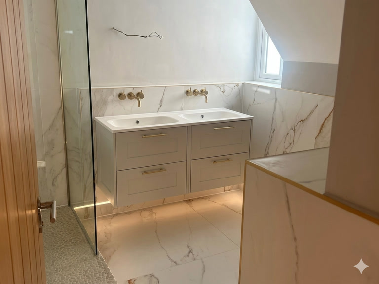 Master ensuite renovation in Copford Green near Colchester