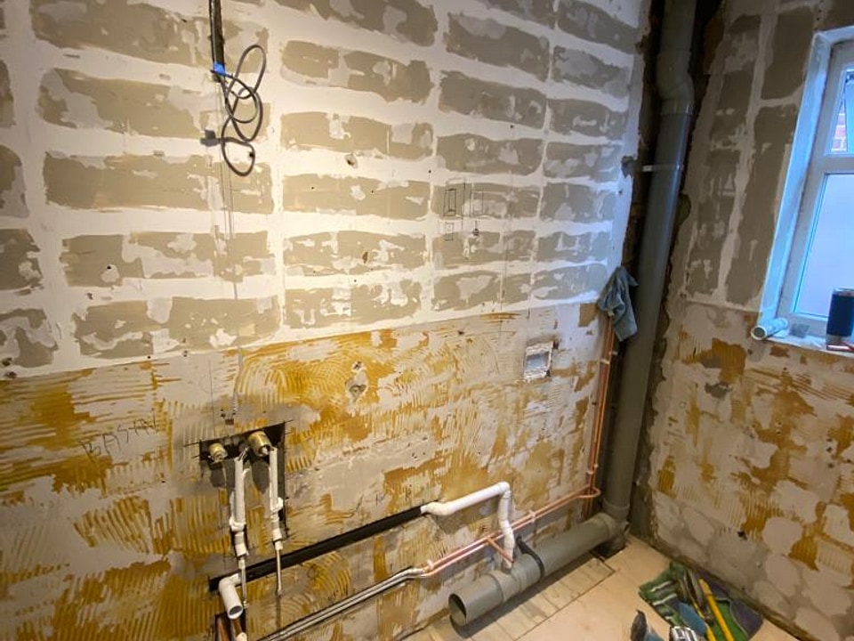 Tiling started stage Great Baddow CM2