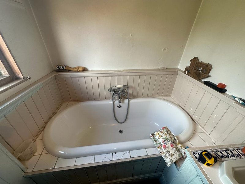 Original bathroom layout before wetroom Great Bardfield CM6