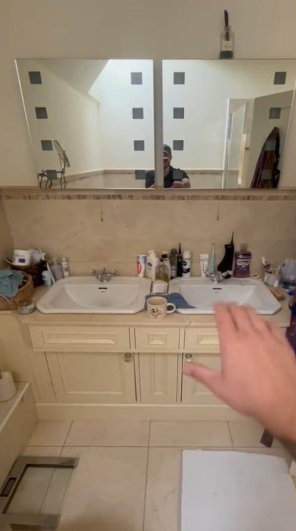 Old bathroom furniture before renovation Halstead CO9