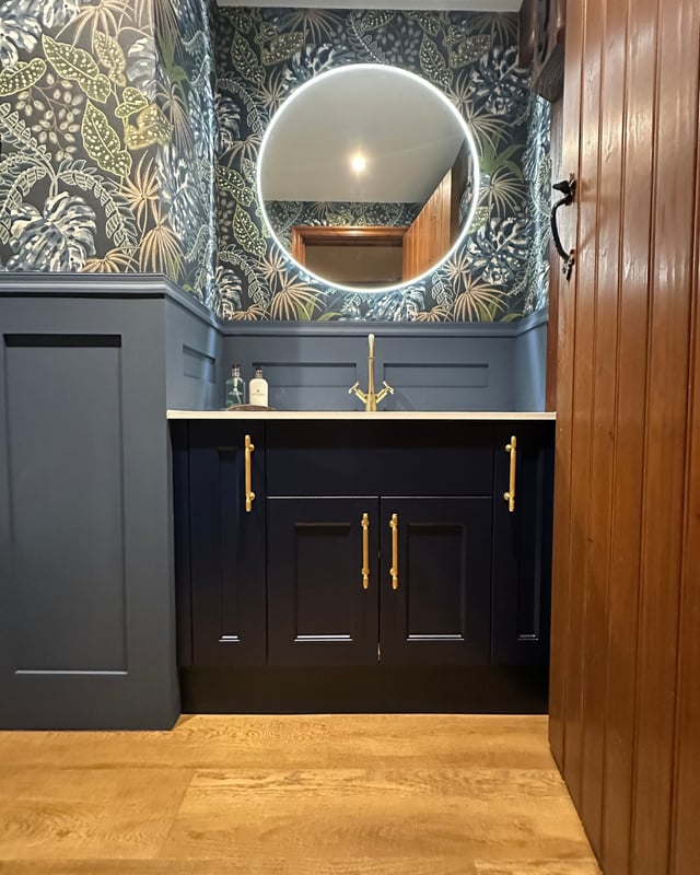 Cloakroom design with statement impact and luxury finishes - Essex Bowman Bathrooms