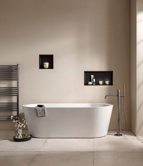 Bathroom projects gallery featuring JTP Vos brushed black collection - Bowmans bathroom design specialists serving Braintree CM7 Essex