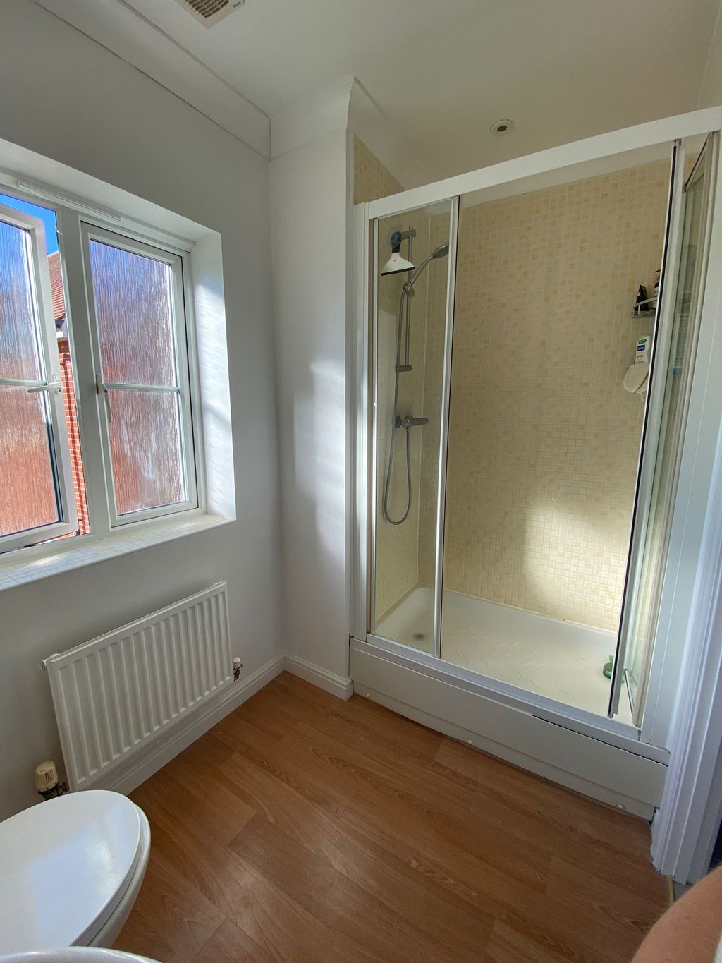 Original ensuite fixtures before wetroom conversion Highwoods CO4