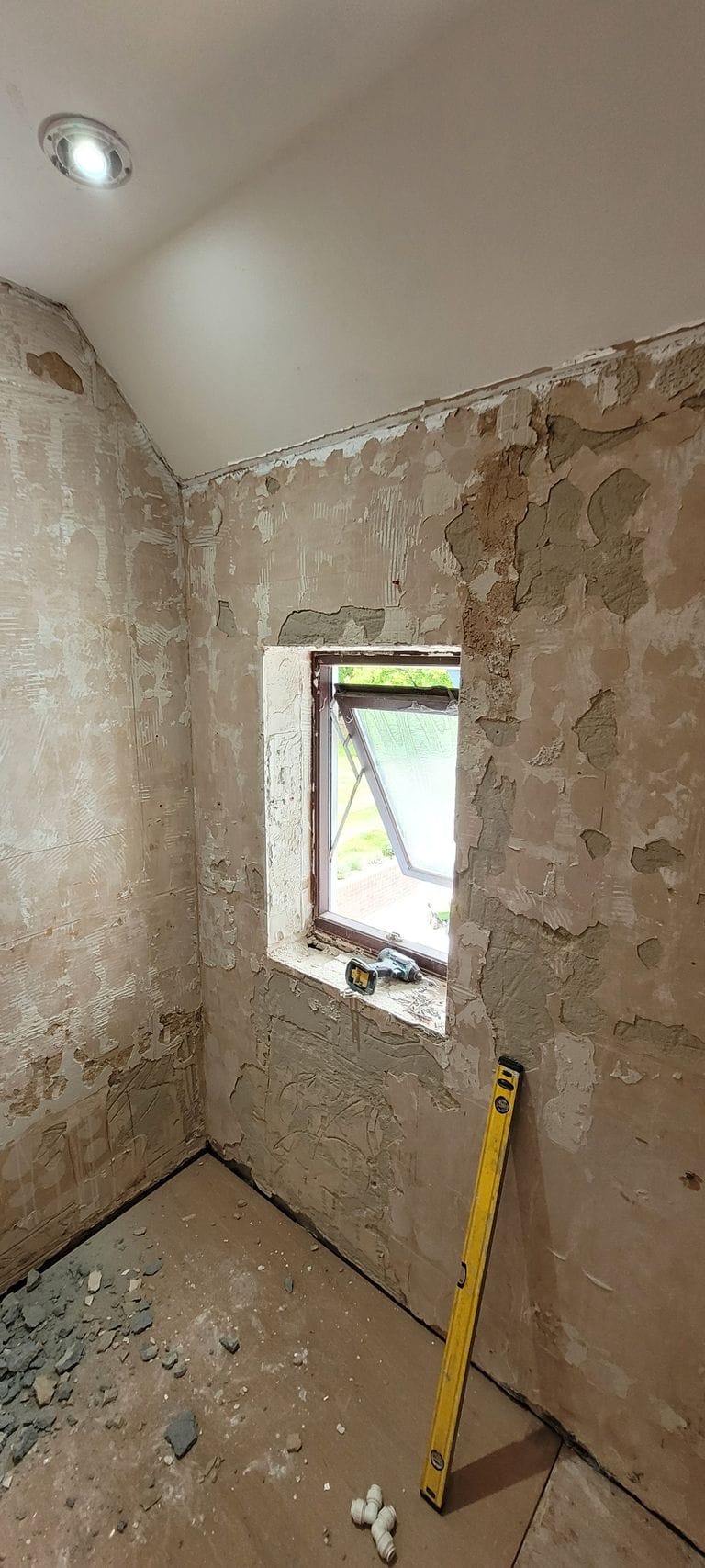 Luxury bathroom works during renovation phase Tiptree Essex