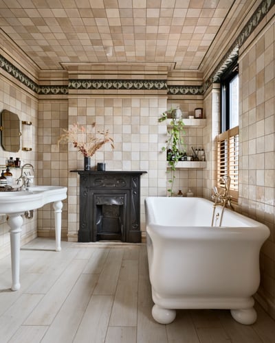Traditional design showcase with heritage fixtures and period details Essex - Bowman Bathrooms